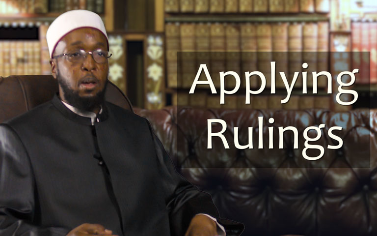 Applying Islamic Rulings
