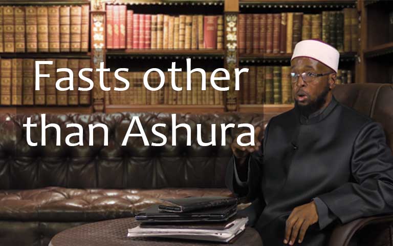 Fasting the day before and after Ashura